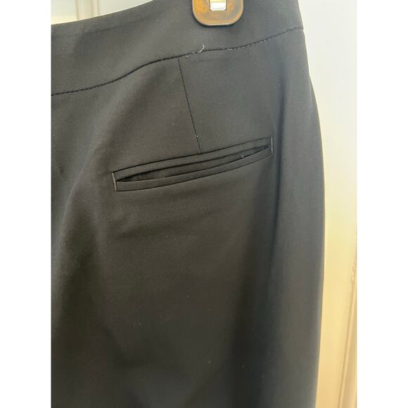 Lafayette 148 Women's 8P Wool Dress Pants Black Front Pleat Work Trousers Career - Picture 9 of 15